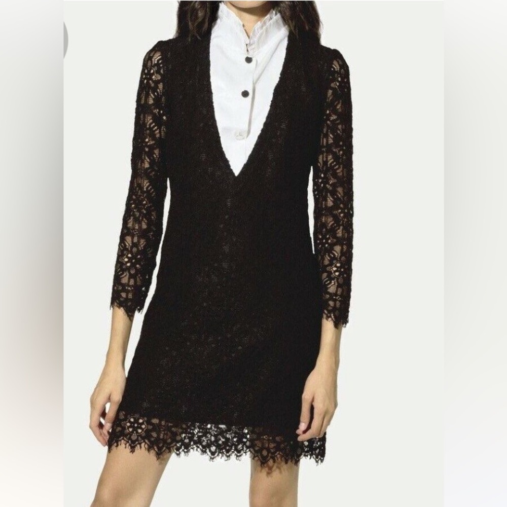 Sandro Paris Vintage Lace Dress